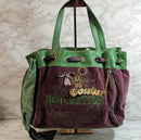 Juicy Couture Purse: Purple Velour Hobo Bag