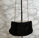 Walborg Purse: Black Beaded Evening Clutch Bag