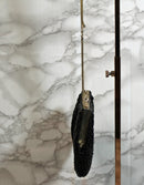 Walborg Purse: Black Beaded Evening Clutch Bag