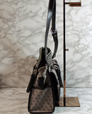 Dooney & Bourke Purse: Brown Double Pocket Shoulder Bag