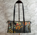 Dooney & Bourke Purse: Multi Color Hand Print Barrel Bag