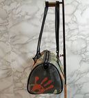 Dooney & Bourke Purse: Multi Color Hand Print Barrel Bag