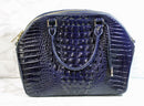 Brahmin Purse: Sapphire Camden Melbourne Satchel Bag