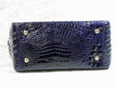 Brahmin Purse: Sapphire Camden Melbourne Satchel Bag