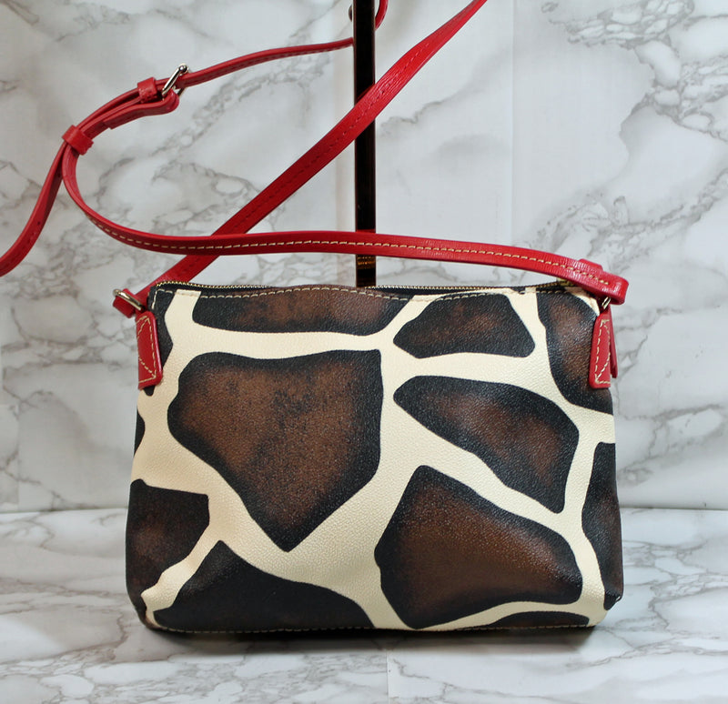 Dooney & Bourke Purse: Giraffe Red Crossbody Bag