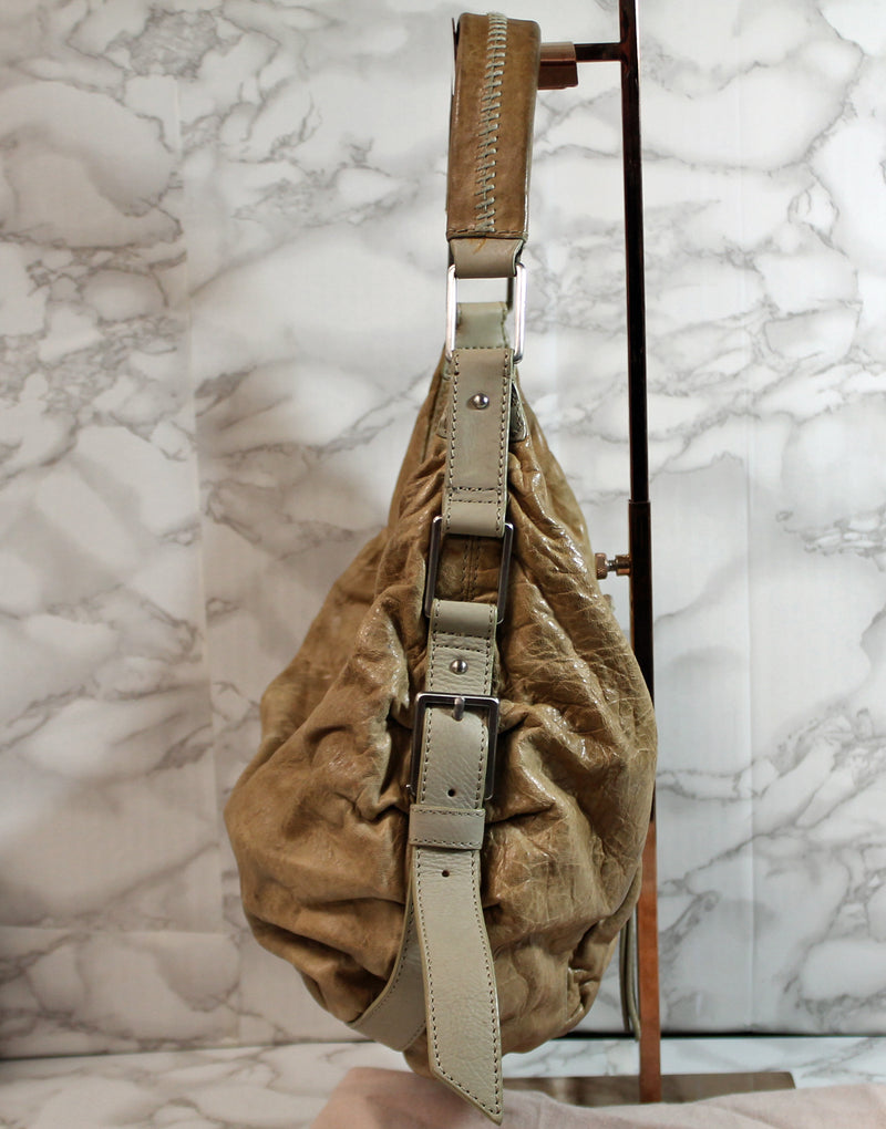 Botkier Purse: Tan Florentine Leather Shoulder Bag