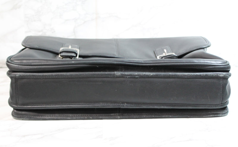 Coach Purse: 6455 Black Thompson Executive Briefcase Bag