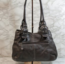 Tignanello Purse: Brown Leather Shoulder Bag