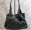 Tignanello Black Leather Shoulder Bag