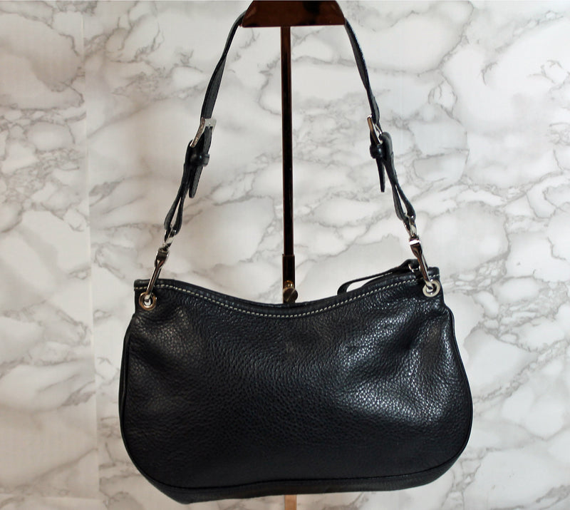Longchamp Purse: Black Convertible Mini-Shoulder Bag