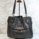 Coach Purse: 18298 Black Leather Kirsten Soulder Bag