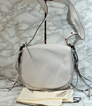 Coach Purse: Chalk L.E. Whiplash Saddle Leather Crossbody Bag