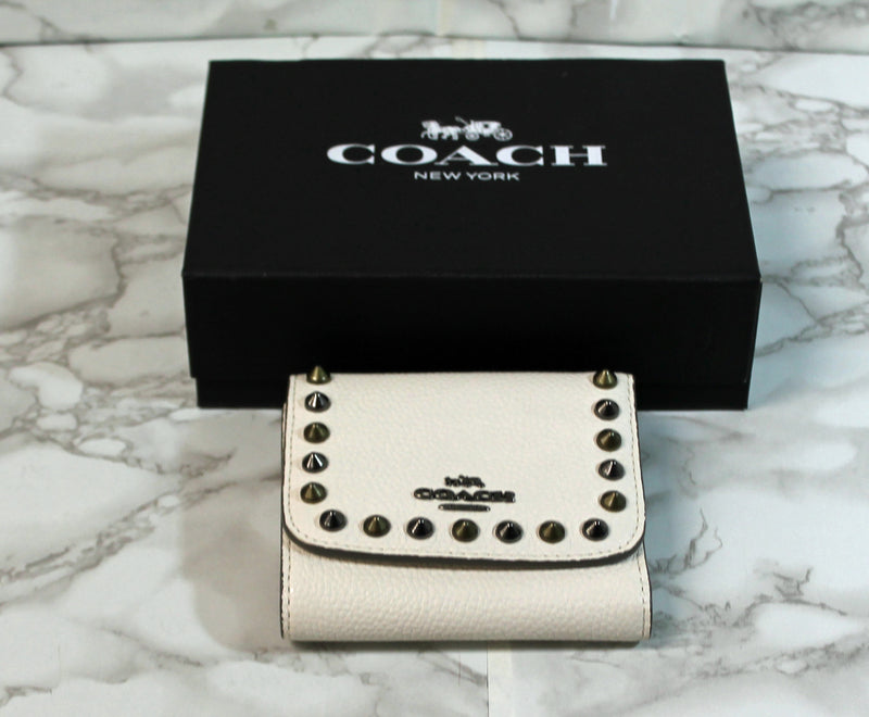 NWT Coach White Leather Riley Lunchbox Small Bag | Leather, Small bag, White  leather