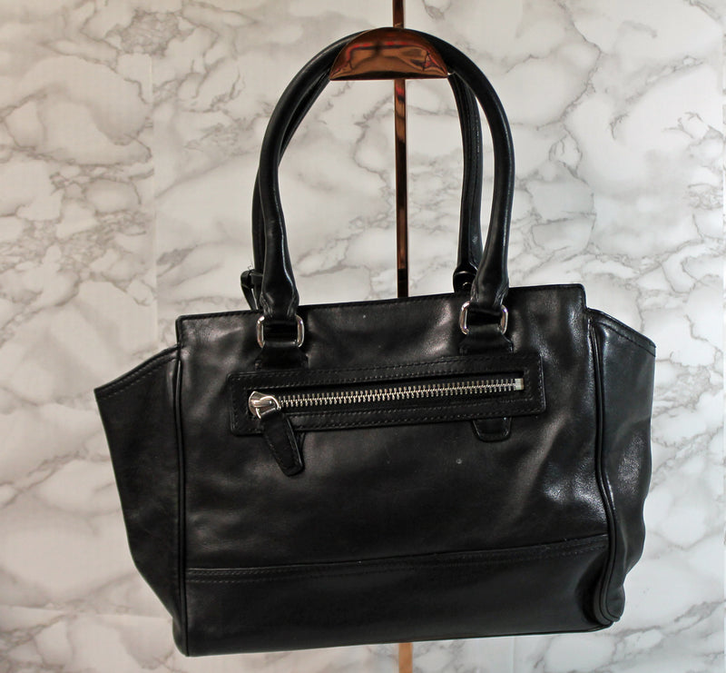 Coach Purse: 19891 Black Leather Legacy Candace Shoulder Bag