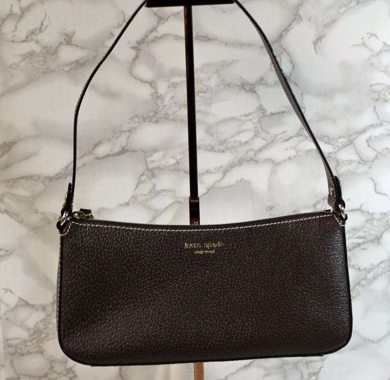 Kate Spade Purse: Brown Leather Shoulder Bag