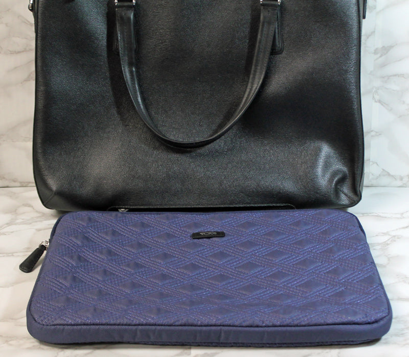 Tumi Purse: Black Executive Briefcase T-Pass Bag