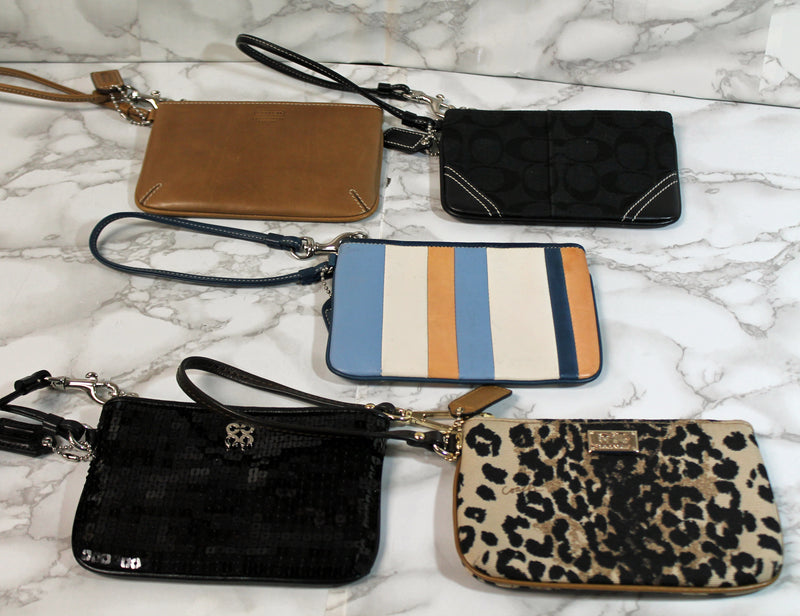 Coach Purses: Lot of 5 Wristlet Bags