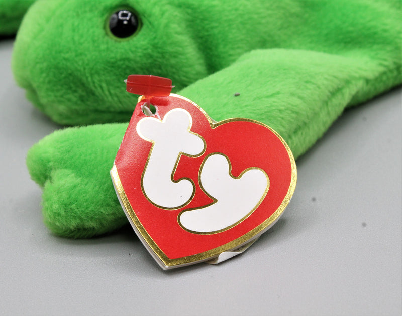 Ty Beanie Baby: Legs the Frog | Tags: 3-2 & Near Mint | Price Sticker
