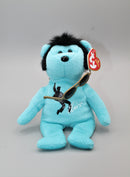 Ty Beanie Baby: Blue Beanie Shoes the Elvis Bear | Damaged Glasses