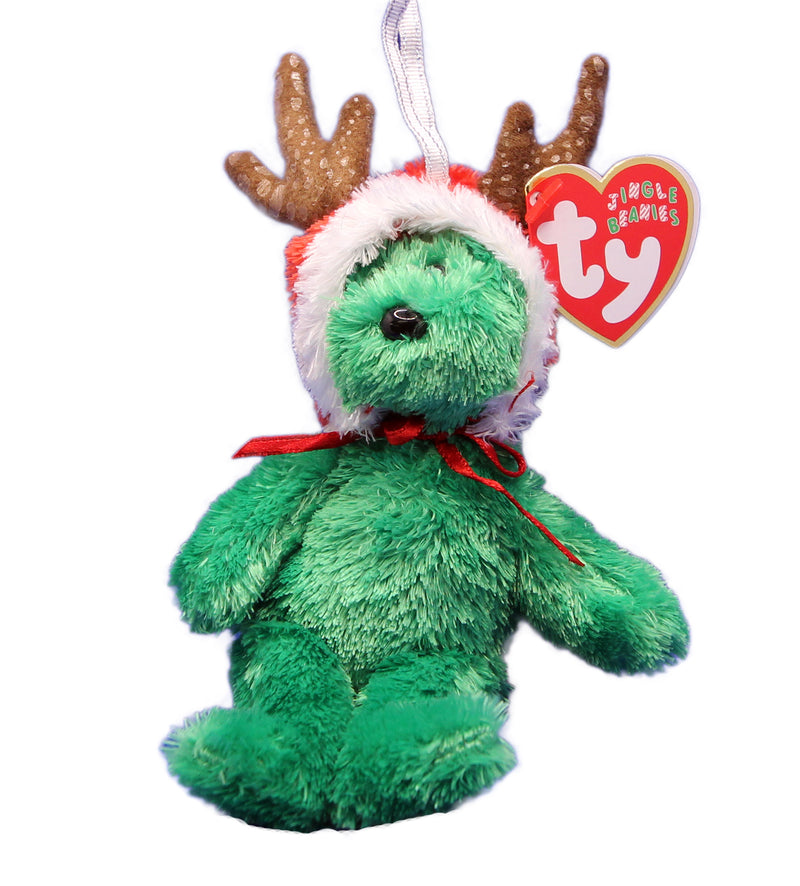 Ty Jingle: 2002 Holiday Teddy the Green Bear