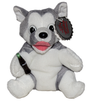 Coke Plush: Husky with Coca-Cola Bottle