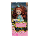 2005 Rapunzel's Wedding Red Hair Flower Girl Kelly Barbie (J1021)