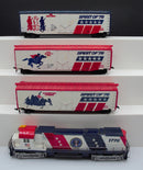 Spirit of 76 Tyco Train | Engine & Four Train Cars | Ho Scale