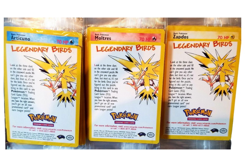 3 birds pokemon card Zapdos Moltres Articuno Team Rocket's Destined Rivals Set As a Full Art Ultra Rare card Pokemon GO Articuno, Zapdos &