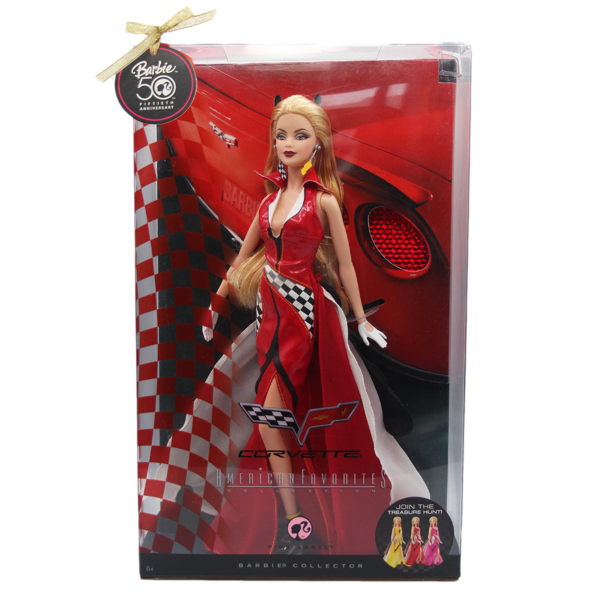 2008 Red Corvette Barbie (P5247) Pink Label - Main Image