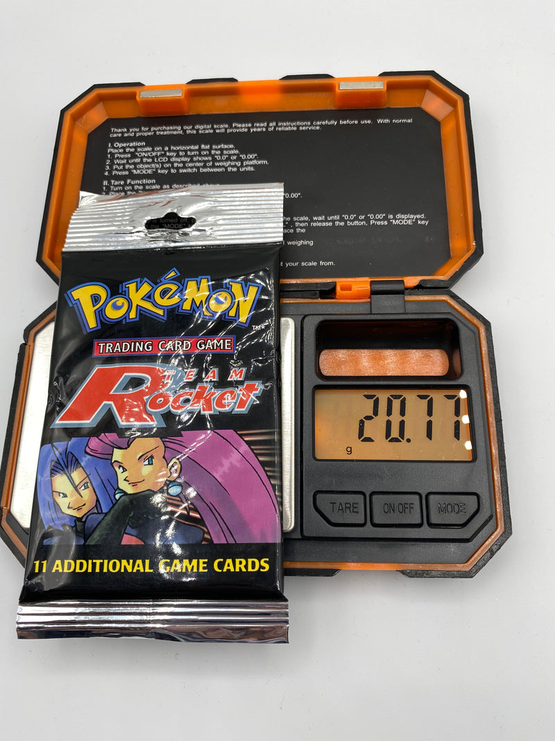 Pokemon: Factory Sealed Team Rocket Heavy Booster Pack? 20.77g - James Pokemon: Factory Sealed Team Rocket Heavy Booster Pack? 20.77g - James
