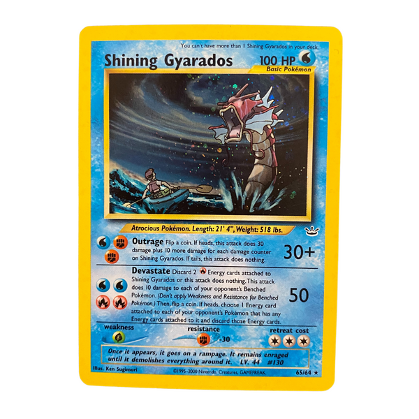 Pokémon Card: Neo Revelation Shining Gyarados Rare Holo 65/64