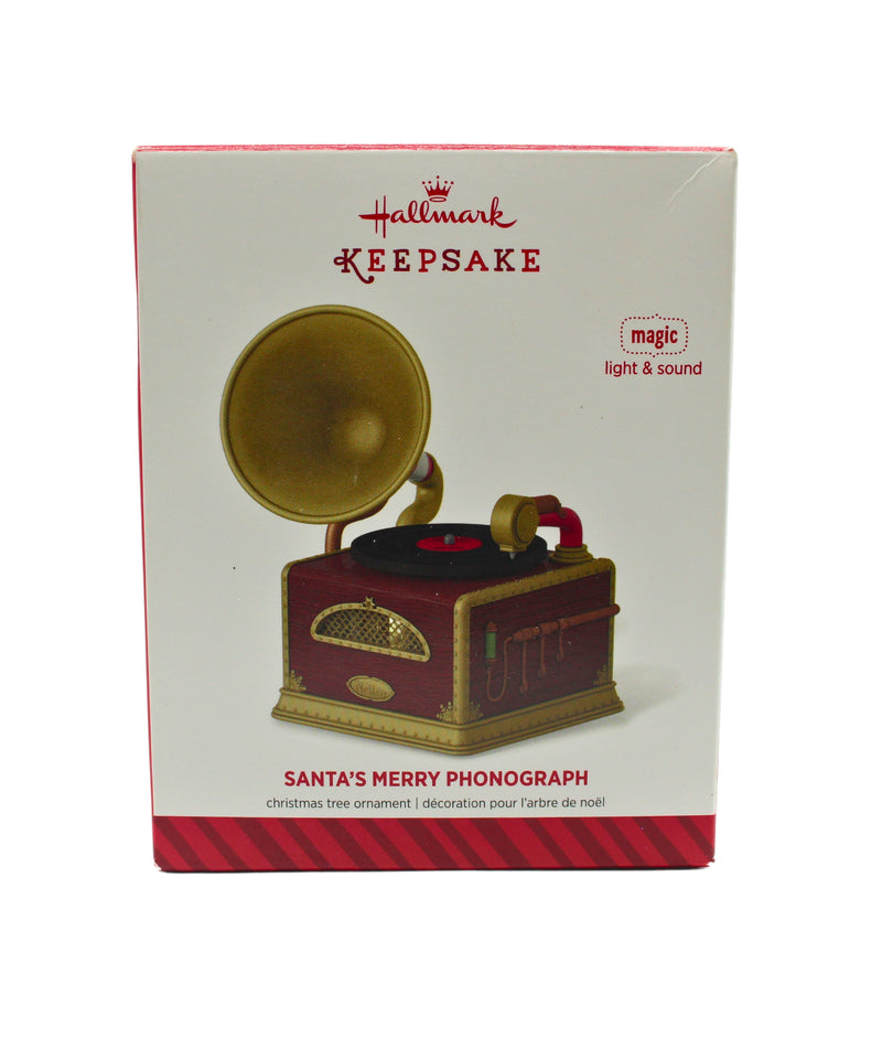 Hallmark Ornament: 2014 Santa's Merry Phonograph | QG01186