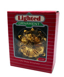 Hallmark Ornament: 1987 Lacy Brass Snowflake | QLX7097