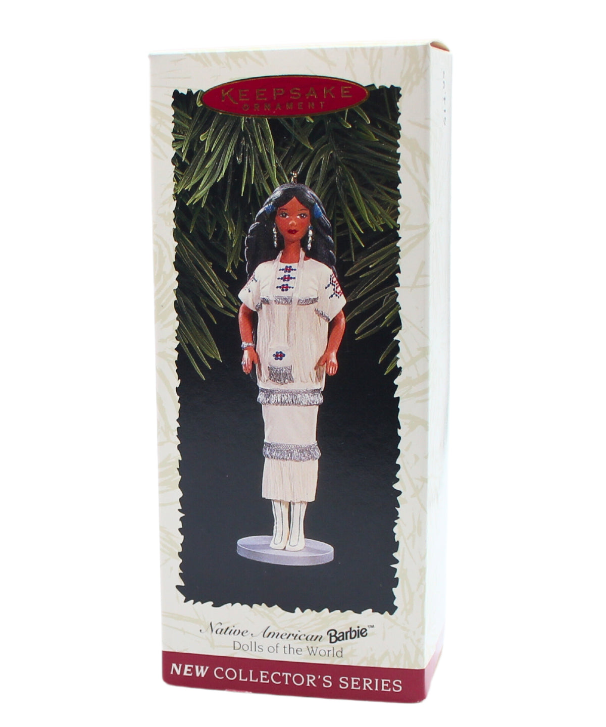 Hallmark Ornament: 1996 Native American Barbie QX5561 1st in serie