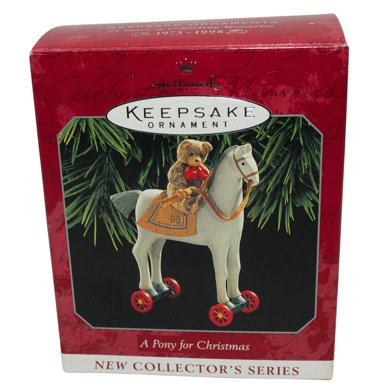 Hallmark Ornament: 1998 A Pony for Christmas | QX6316 | 1st in Series