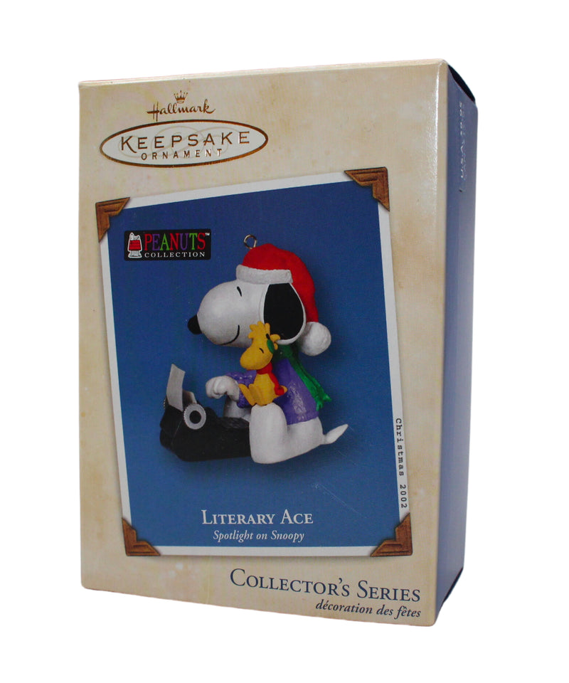 Hallmark Ornament: 2002 Literary Ace | QX8043 | Snoopy