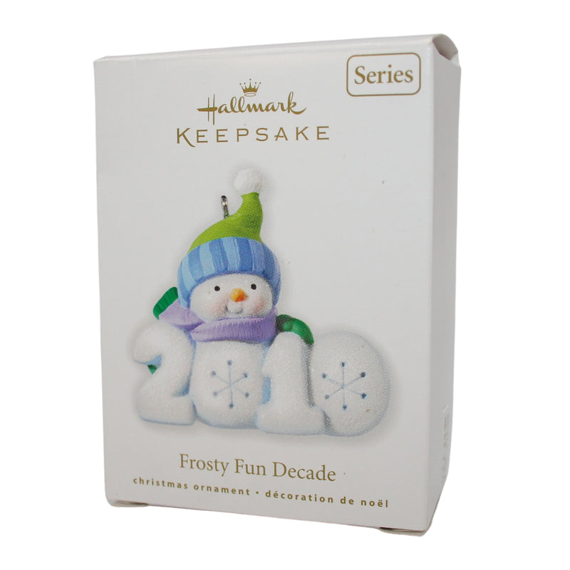 Hallmark Ornament: 2010 Frosty Fun Decade | QX8143 | 1st in Series