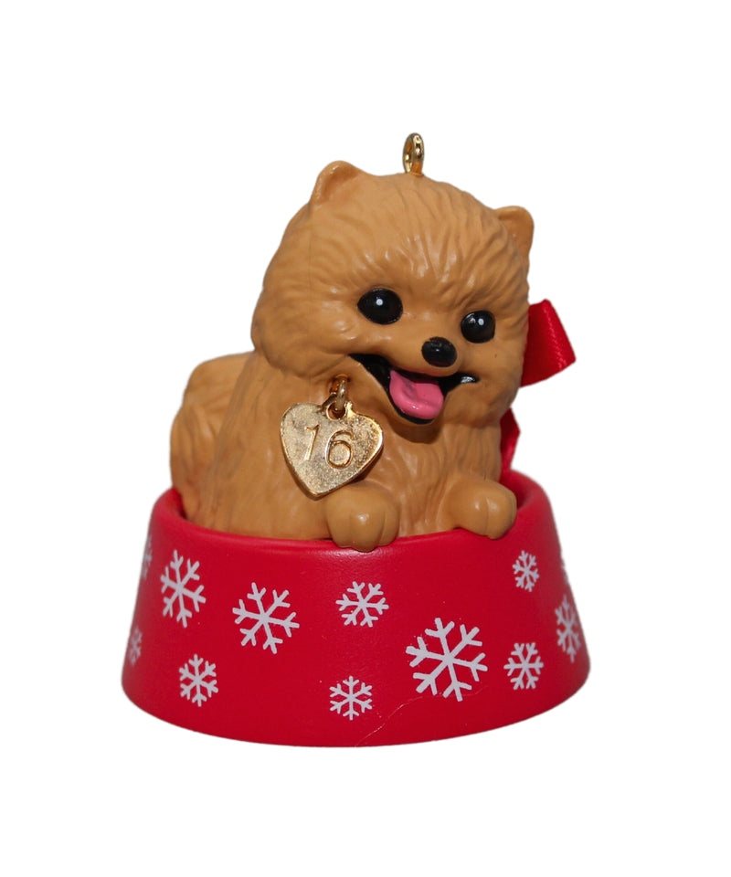 Hallmark Ornament: 2016 Puppy Love | QX9051 | 26th in series