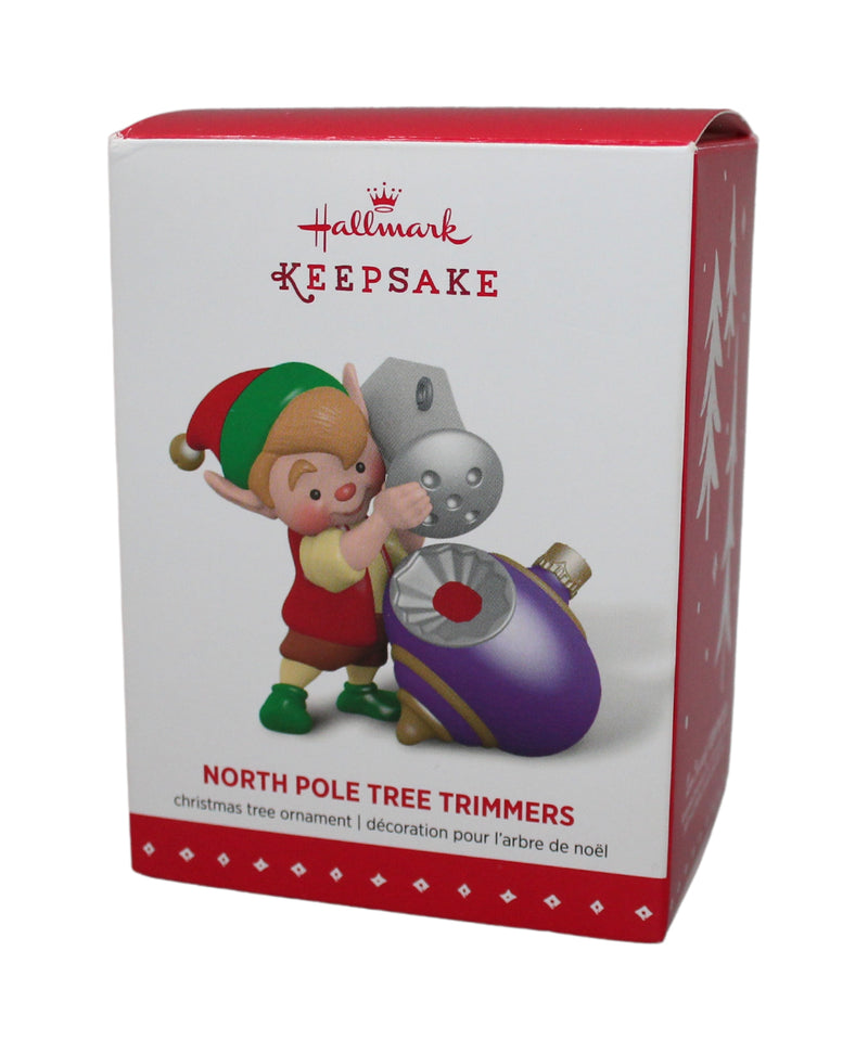 Hallmark Ornament: 2015 North Pole Tree Trimmers | QX9097 | 3rd in Series