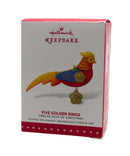 Hallmark Ornament: 2015 Five Golden Rings | QX9179 | 12 Days of Christmas
