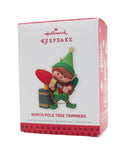 Hallmark Ornament: 2013 North Pole Tree Trimmers | QX9202 | 1st in series