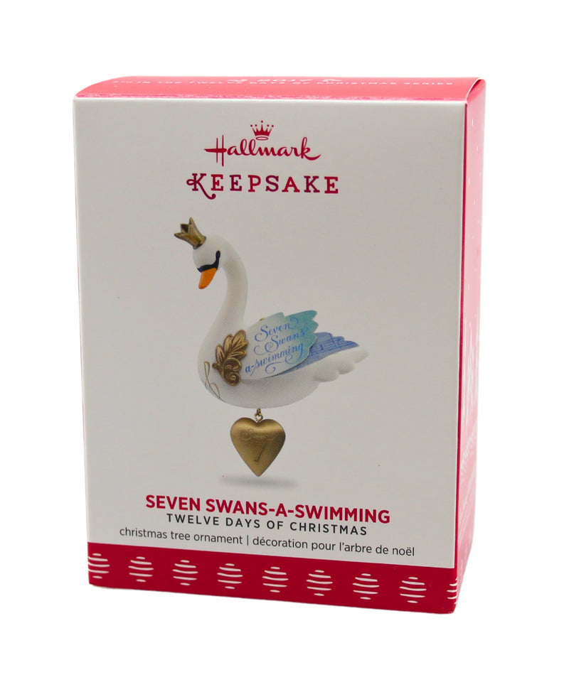 Hallmark Ornament: 2017 Seven Swans a Swimming | QX9345 | 12 Days of Christmas