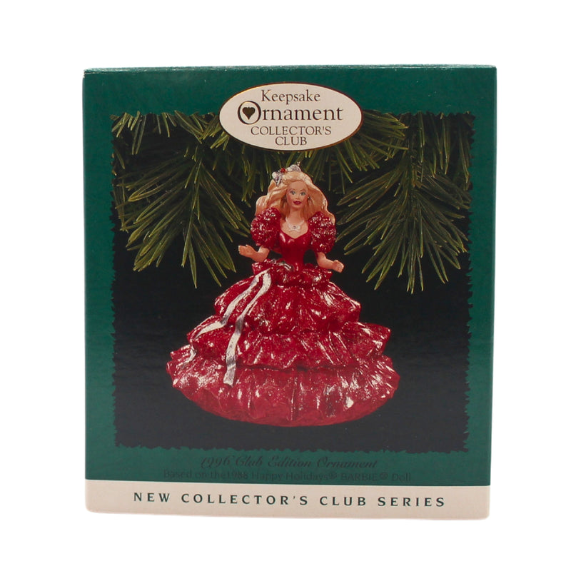 Hallmark Ornament: 1996 Happy Holidays Barbie | QXC4181 | Collectors Club