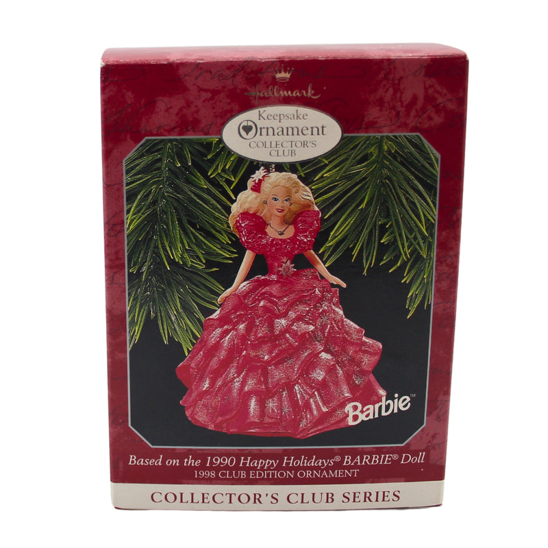 Hallmark Ornament: 1998 Happy Holidays Barbie | QXC4493 | Collectors Club