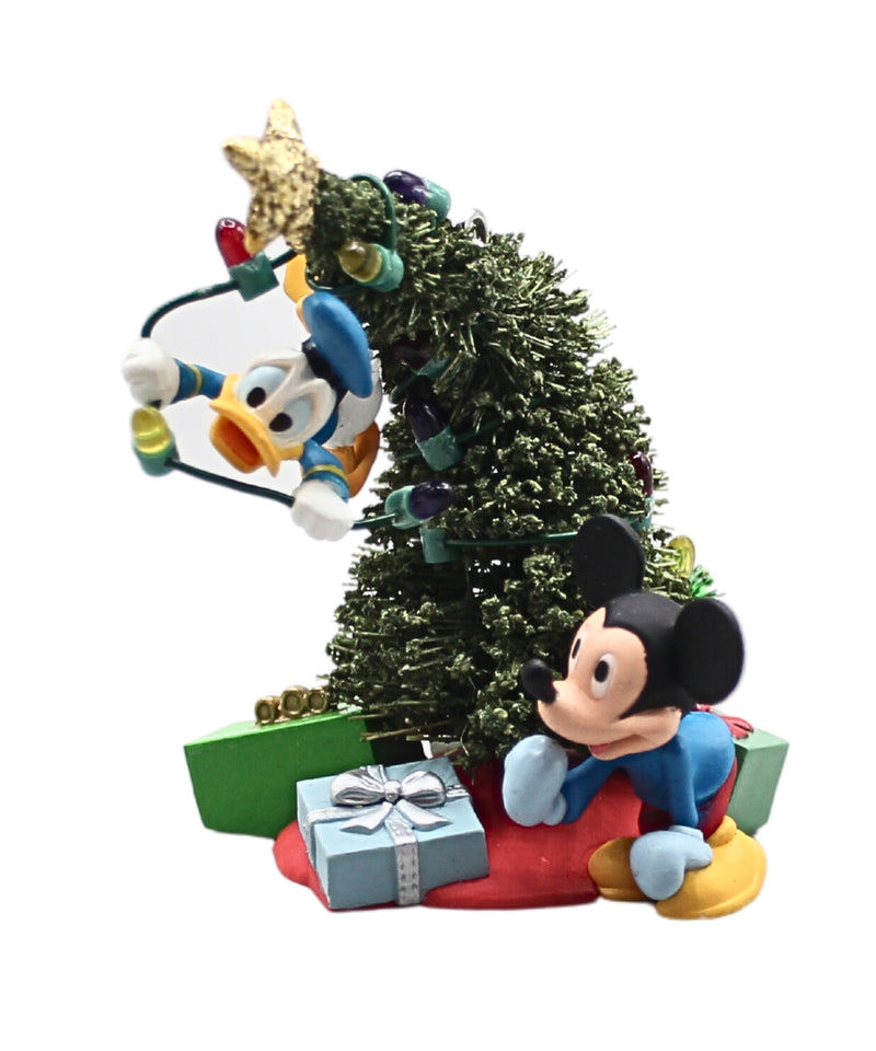 Hallmark Ornament: 2007 Trimming the Tree | QXD4219 | Mickey & Donald