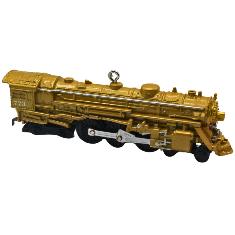 Hallmark Ornament: 2016 Hudson Steam Locomotive | 773 - Gold | QXE3114