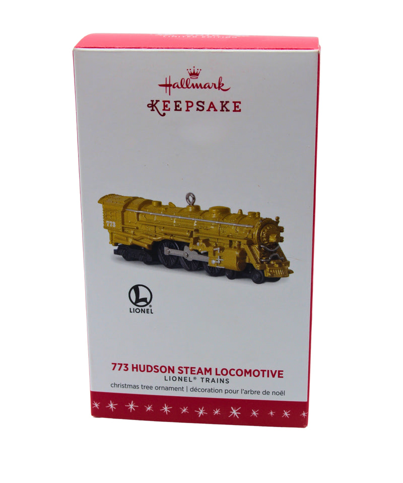 Hallmark Ornament: 2016 Hudson Steam Locomotive | 773 - Gold | QXE3114