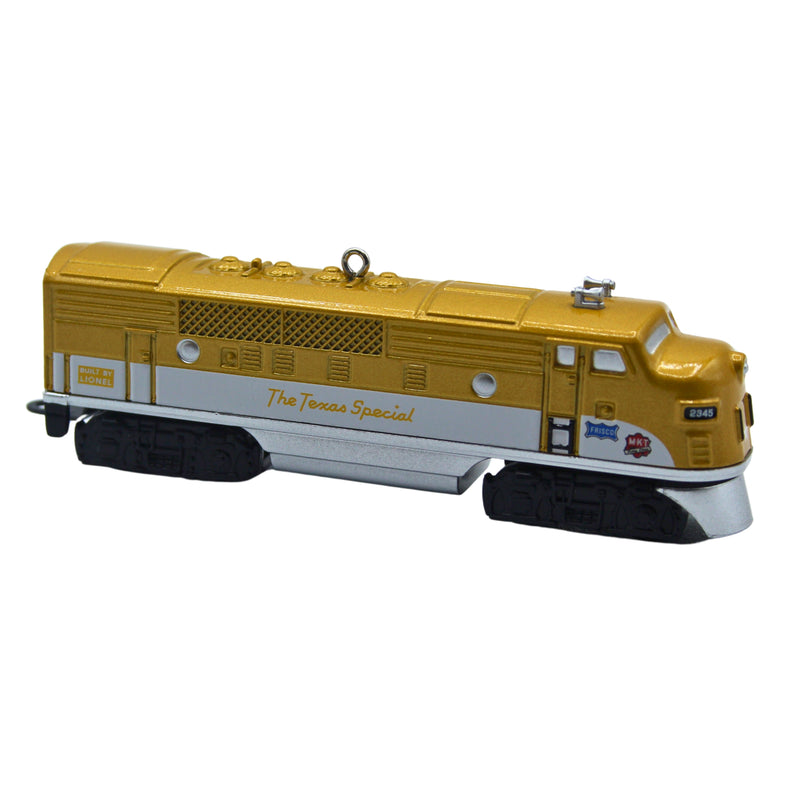 Hallmark Ornament: 2018 Texas Special Locomotive | 2245P - Gold | QXE3163