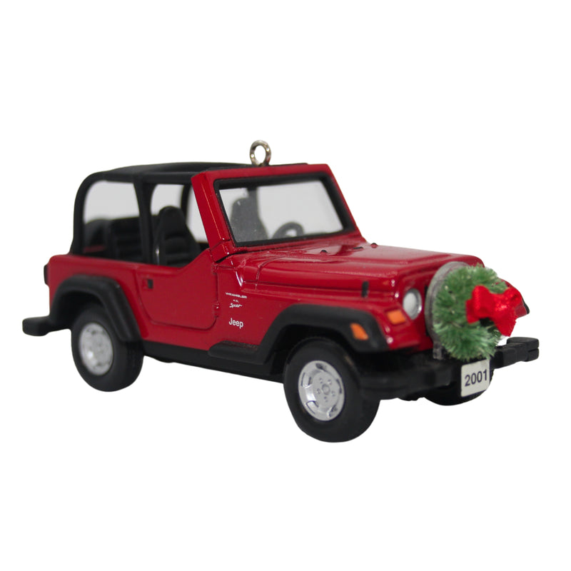 Hallmark Ornament: 2001 Jeep Wrangler Sport 4.0 L | QXI6362 | 60th Anniversary