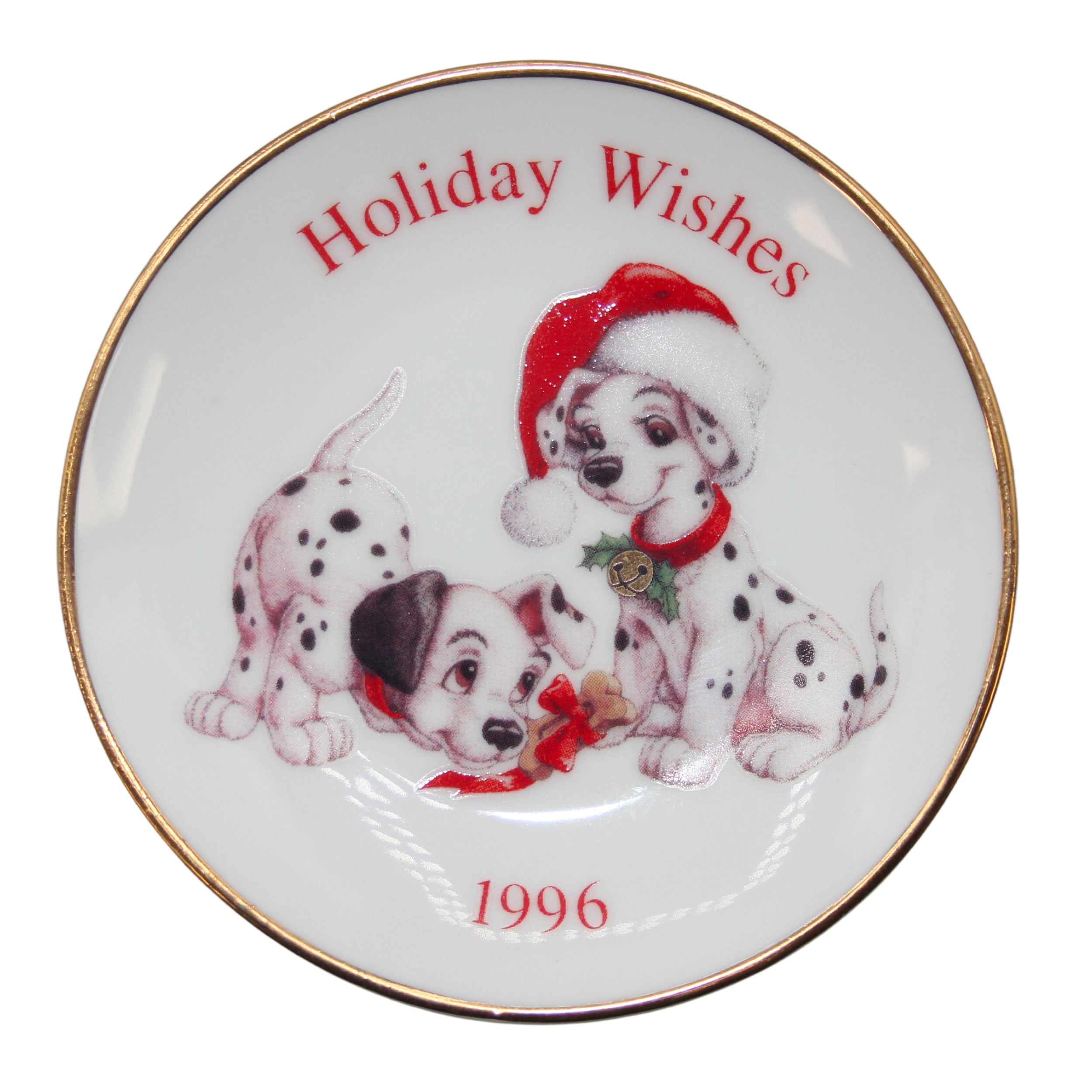 Hallmark Ornament: 1996 Holiday Wishes | QXI6544 | 101 Dalmations